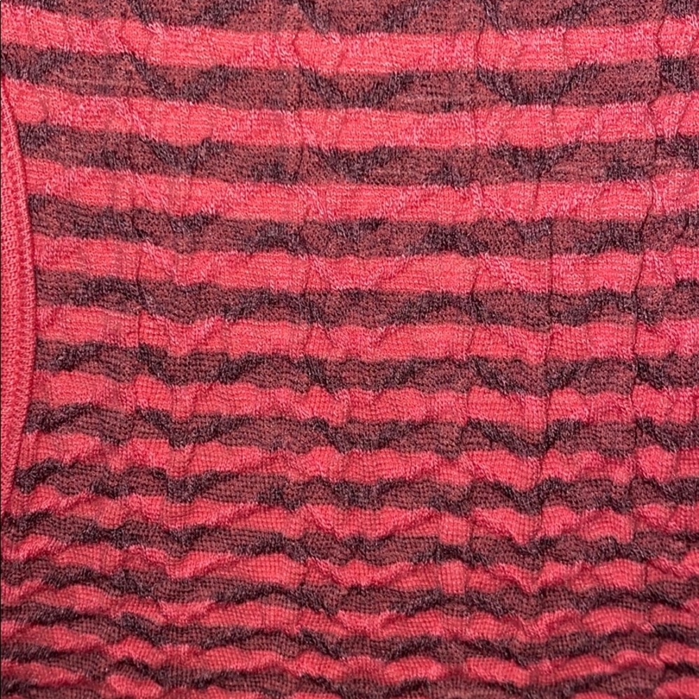 Extra Long Racerback Striped Tank - Picture 3 of 3